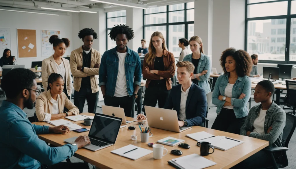 jeune entreprise qui se lance