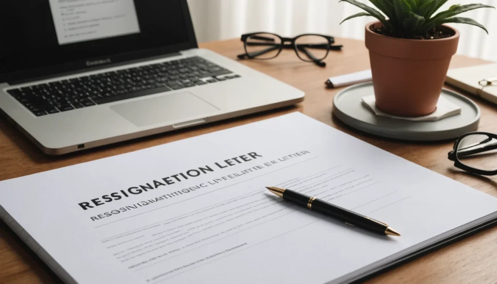 lettre de demission pour reconversion professionnelle